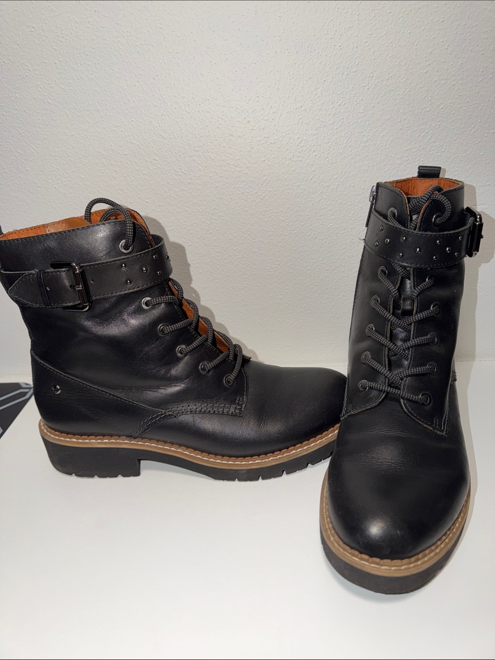 Women's Black Leather Boots